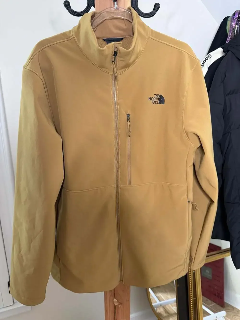 The North Face Men's Apex Bionic Softshell Jacket Tan Brown Size L